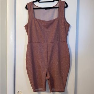 BOOHOO PLUS PINK SPARKLY JUMPER